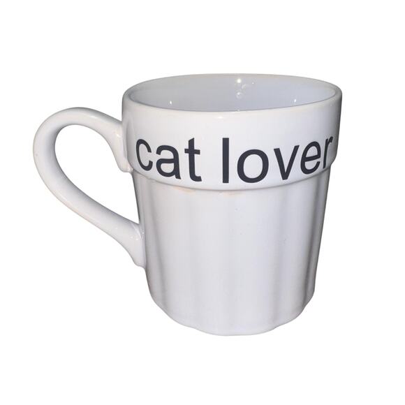 Cat Lover Ceramic Coffee Mug White Cup Pet Owner Gift Novelty Kitchen Decor - Picture 2 of 8